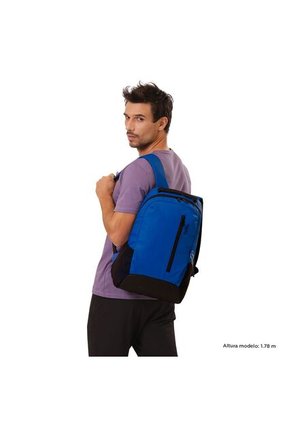 Morral Universitario Porta PC 16" Detroit Negro/Azul