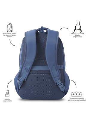 Morral Universitario Tracer 4 2.0 Porta PC 14" Azul Hombre