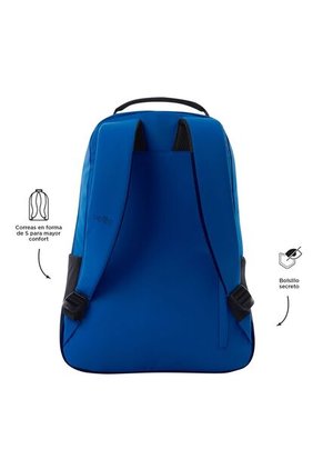 Morral Universitario Porta PC 16" Detroit Negro/Azul
