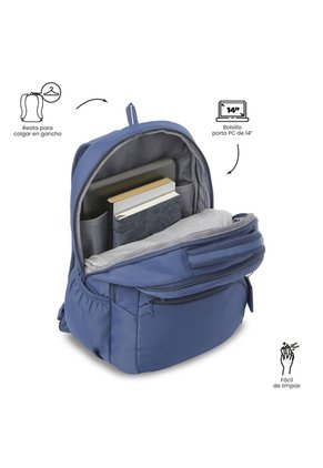 Morral Universitario Tracer 4 2.0 Porta PC 14" Azul Hombre