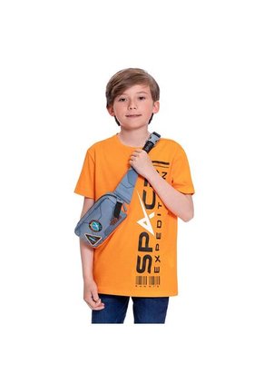 Camiseta Para Niño Proyecty Color Naranja