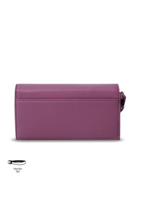 Billetera Para Mujer Smooth Sub Con RFID Blocker Rosada Rose