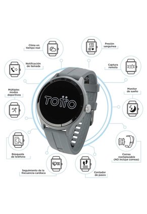 Reloj Inteligente R21 Smartwatch Color Gris