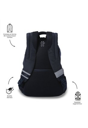 Morral Universitario Misisipi 2.0 Porta PC 14" Azul Unisex