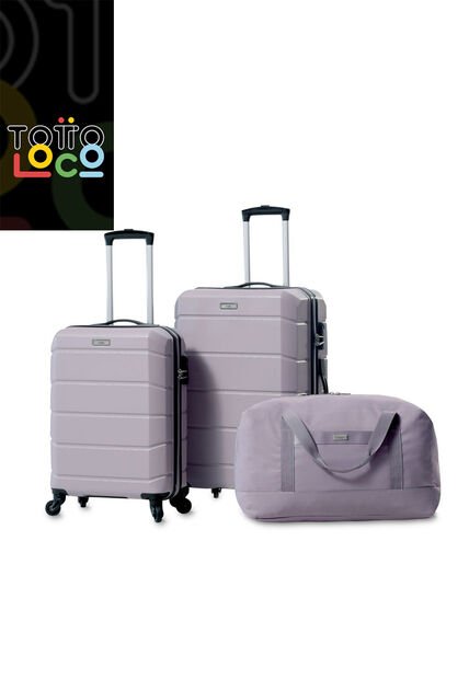 Combo De Viaje Maletas Rayatta Cabina + Mediana + Tula