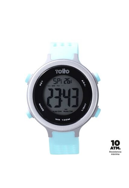 Reloj Digital Bubble Mujer Azul