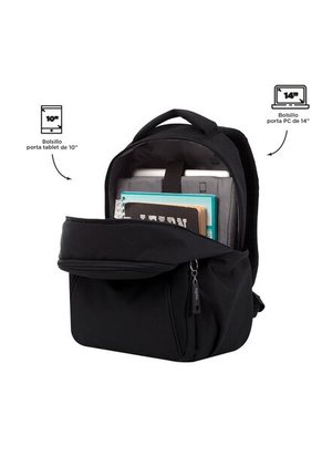 Morral Ejecutivo Porta PC 14" Wivetto Negro Hombre
