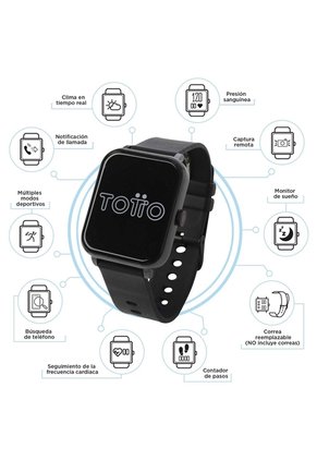 Reloj Inteligente F33 Smartwatch Color Negro