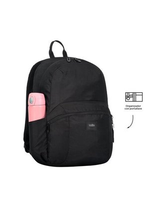 Morral Universitario Porta PC 14" Trik Mediano Negro