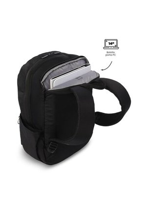 Morral Universitario Trak Porta PC 14" Negro