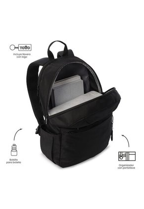 Morral Universitario Trak Porta PC 14" Negro