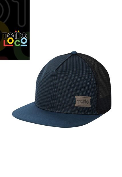 Gorra Plana Canvas Color Azul
