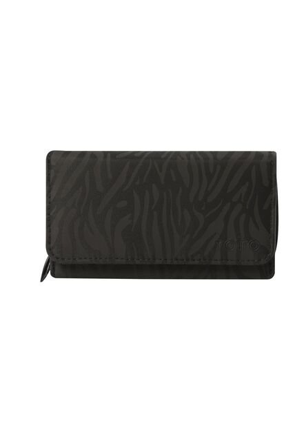 Billetera Texture Var Con RFID Blocker Negra