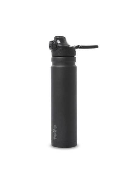 Termo Para Agua Con Tapa Intercambiable Flux 750 Ml Negro