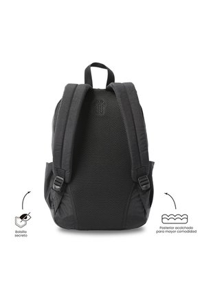 Morral Universitario Tocaxu Porta PC 15" Negro