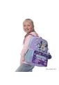 Morral Para Niña Minnie Mediano Morado Con Corazones de Totto