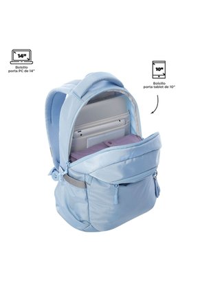 Morral Universitario Misisipi Porta PC 14" Azul Mujer