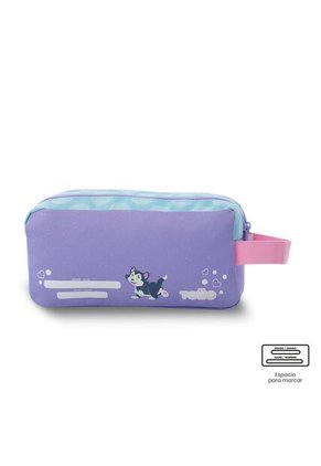 Cartuchera Escolar Grande Para Niña 2 Cuerpos Minnie Morada