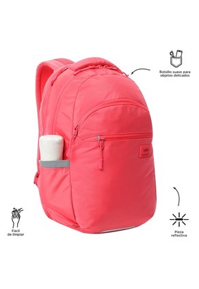 Morral Universitario Porta PC 15.4" Indo Rojo Mujer
