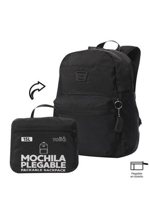 Morral Plegable Ligero Xingu Mediano Negro