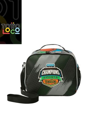 Lonchera Térmica Para Niño Multisport Grande Gris