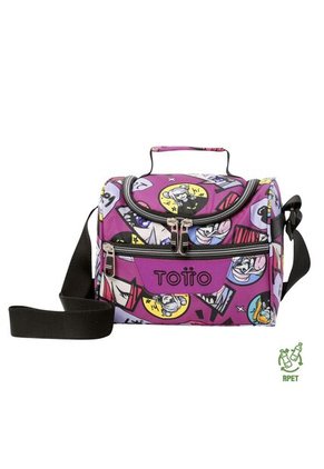 Combo Escolar Morral Grande Acuarela Y Lonchera Térmica Pizarra