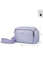 Bolso Para Mujer Brasil Tipo Crossbody Pequeño Morado de Totto
