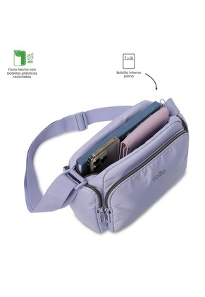 Bolso Para Mujer Brasil Tipo Crossbody Pequeño Morado