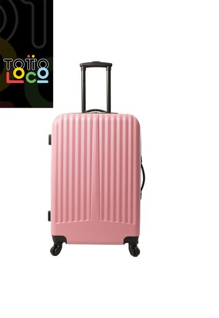 Maleta De 23 Kg 360 Rocka By Totto Mediana Rosada