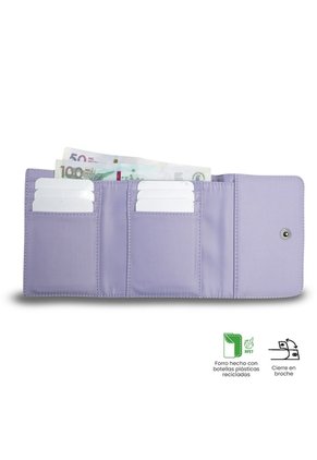 Billetera Mujer Roxanne Mediana Con RFID Blocker Morada