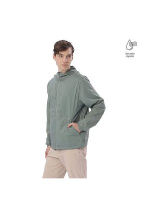 Chaqueta Casual Para Hombre Bruma Verde