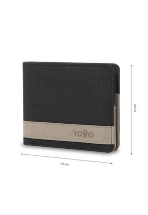 Billetera Hombre Lad Pequeña Con RFID Blocker Negra