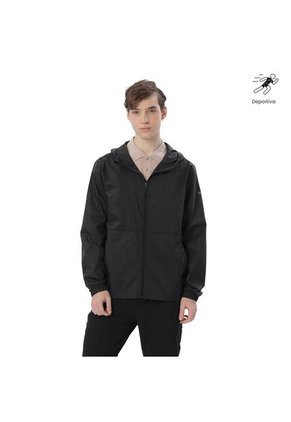 Chaqueta Casual Para Hombre Bruma Negra