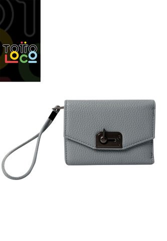 Billetera Smooth Ney Con RFID Blocker Gris Totto