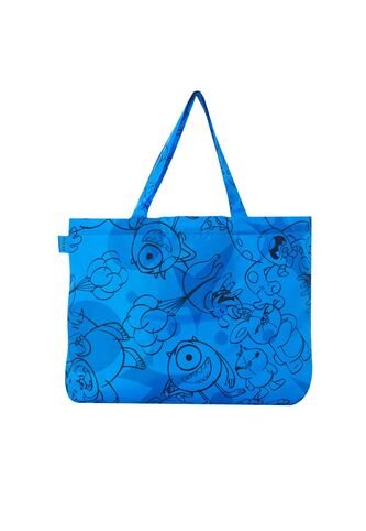 Shopping Bag Plegable Hello Pixar Azul Totto