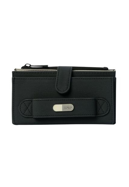 Billetera Dull L Con RFID Blocker Negra