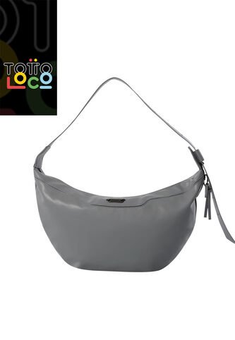 Bolso Para Mujer Toscana Crossbody Mediano Gris Totto
