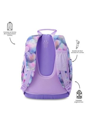 Morral Juvenil Porta PC 14" Rayol Morado