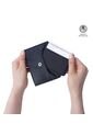 Billetera Para Mujer Texture Dull Con RFID Blocker Azul de Totto