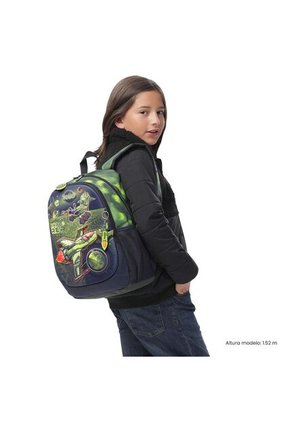 Morral Para Niño Explorer Ship Mediano Verde