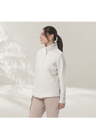 Buzo Con Cremallera Para Mujer Shorel Pullover Blanco Hueso Totto