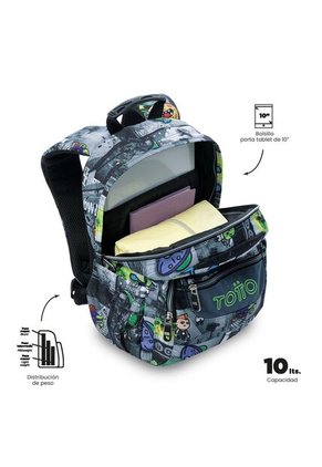 Morral Juvenil Tempera Pequeño Negro