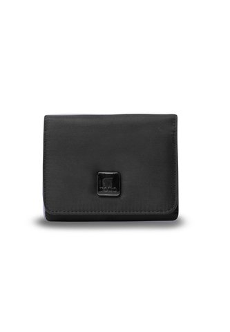 Billetera Mujer Roxanne Mediana Con RFID Blocker Negra Totto