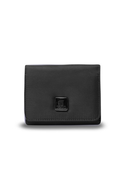 Billetera Mujer Roxanne Mediana Con RFID Blocker Negra