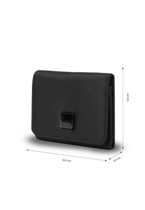 Billetera Mujer Roxanne Mediana Con RFID Blocker Negra