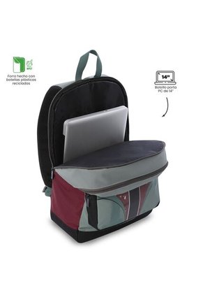 Morral Para Hombre Star Wars Boba Fett Grande Verde