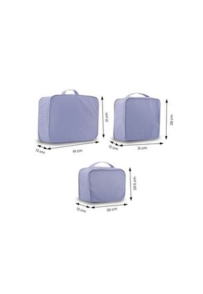 Organizador De Viaje Packing Cube X 6 Morado