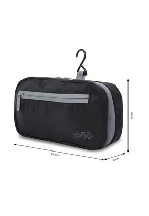 Organizador De Baño Para Viaje Oasis Negro