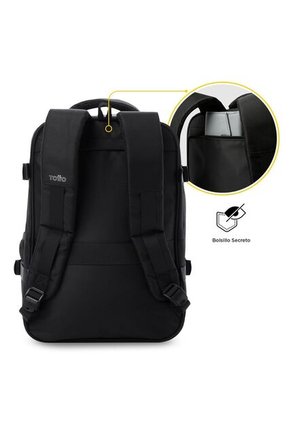 Morral De Viaje Mediano Trip Negro