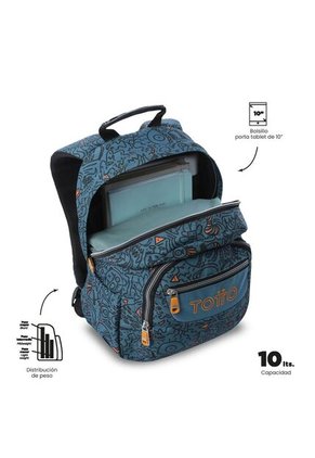 Morral Juvenil Tempera Pequeño Azul